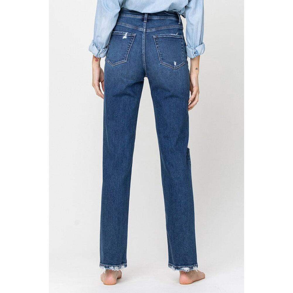 Flying Monkey Super High Rise Straight Leg Jeans - F4120 - Size 24 - Picture 13 of 13